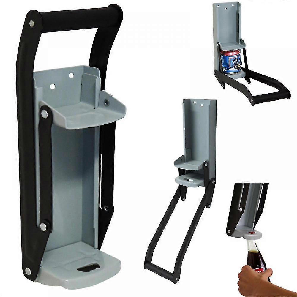 Le forniture da cucina più vendute possono frantoio 16oz può frantoio apribottiglie può frantoio strumento di riciclaggio a parete frantoio per bottiglie A919-952