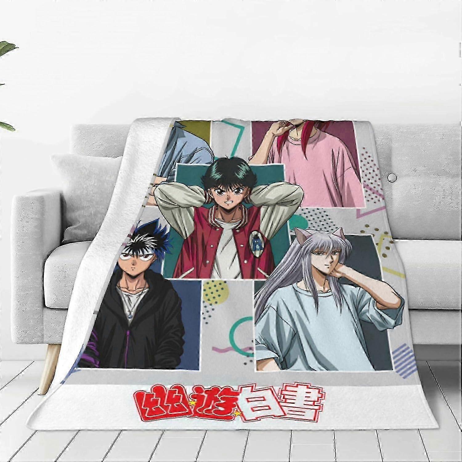 t219 Blanket Anime  Rurouni Kenshin Blanket Super Soft Lightweight Throw Blankets for All Seasons for Bed Sofa Throws  Blanket bn219