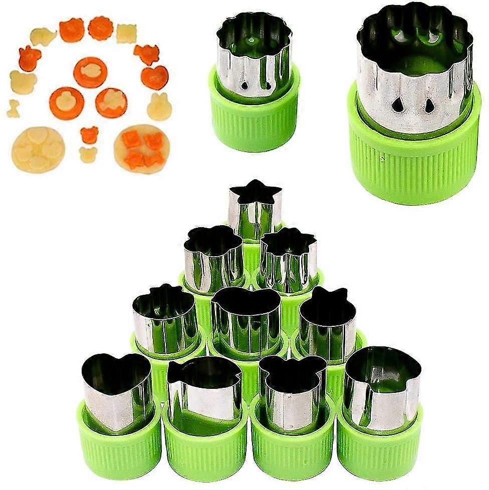 12 Pieces Professional Vegetable Cutters, Cookie Cutter Set