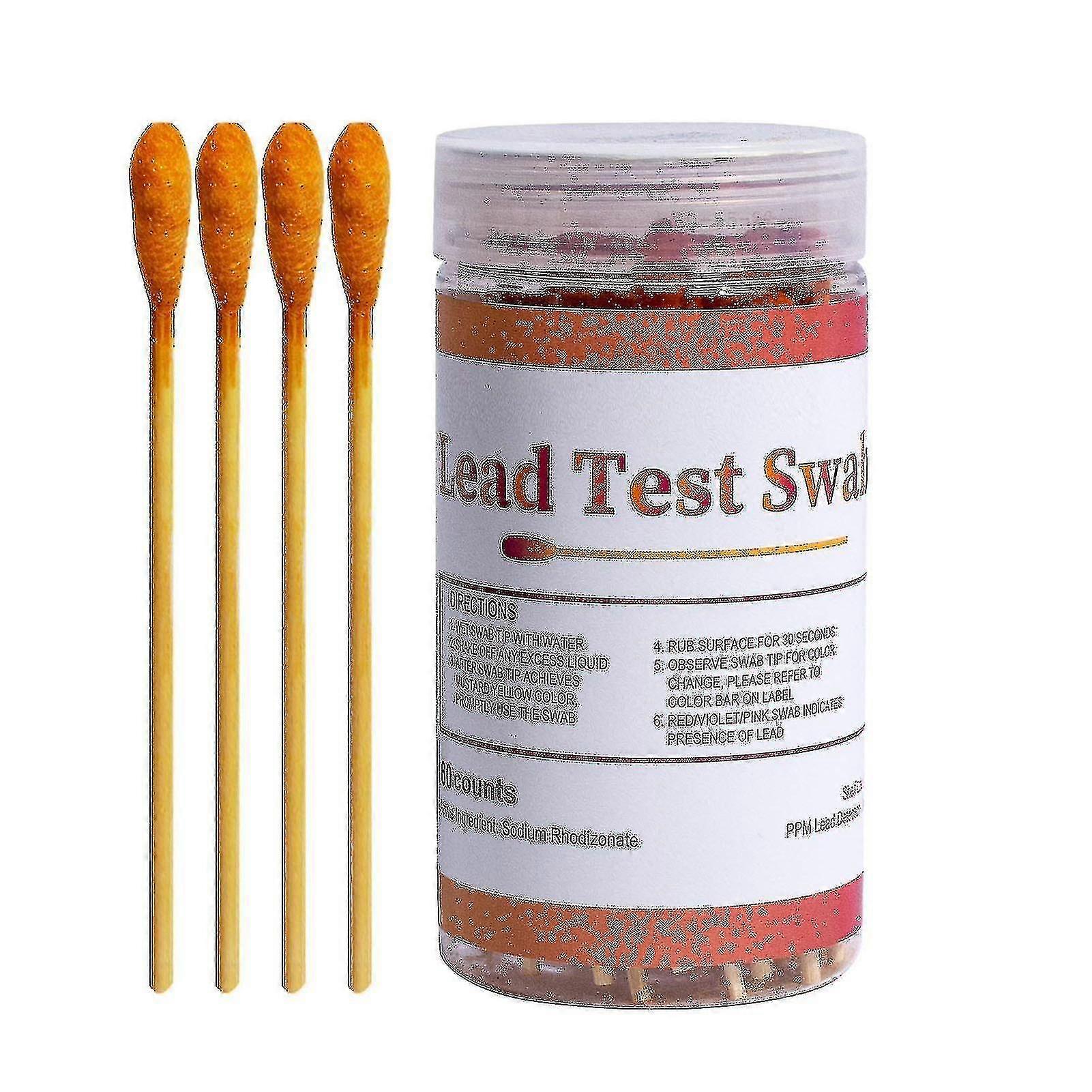 Lead Paint Test Kit - 30st Instant Lead Test Swabs - Test målade ytor, keramik, metall, trä - snabba resultat - JA