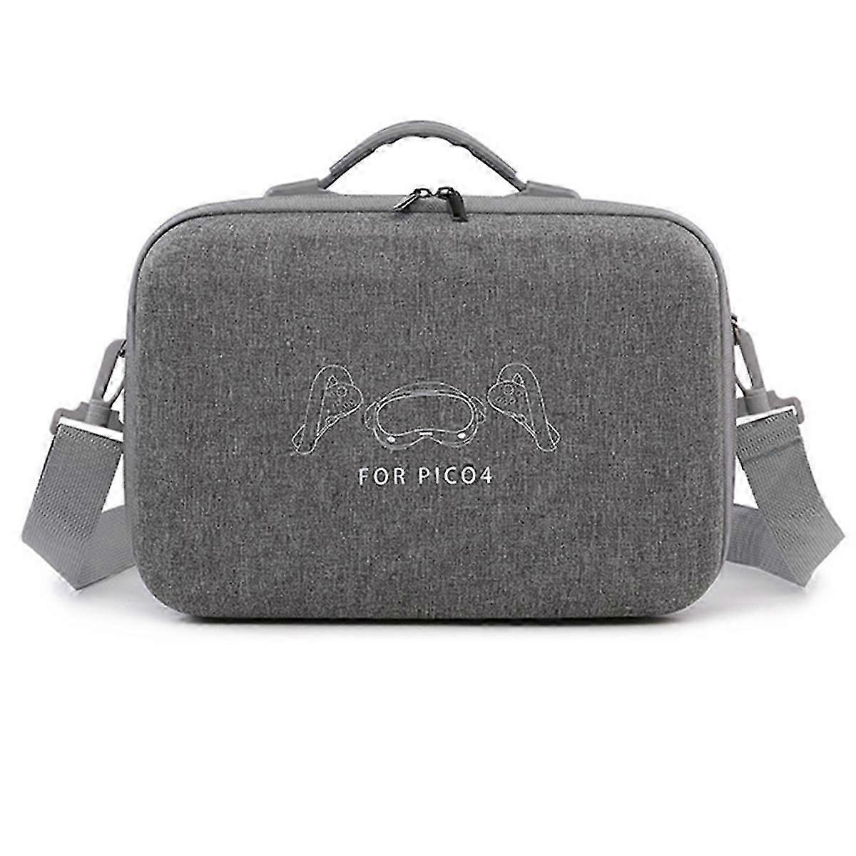 Handbag for PICO 4 VR Headset EVA Hard Storage Bag Box Crossbody Bag Travel Carrying Case