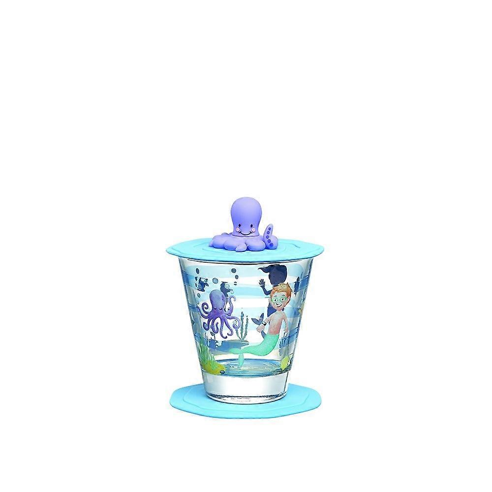  Leonardo glass with lid and saucer 215ml Bambini Avventura L023676