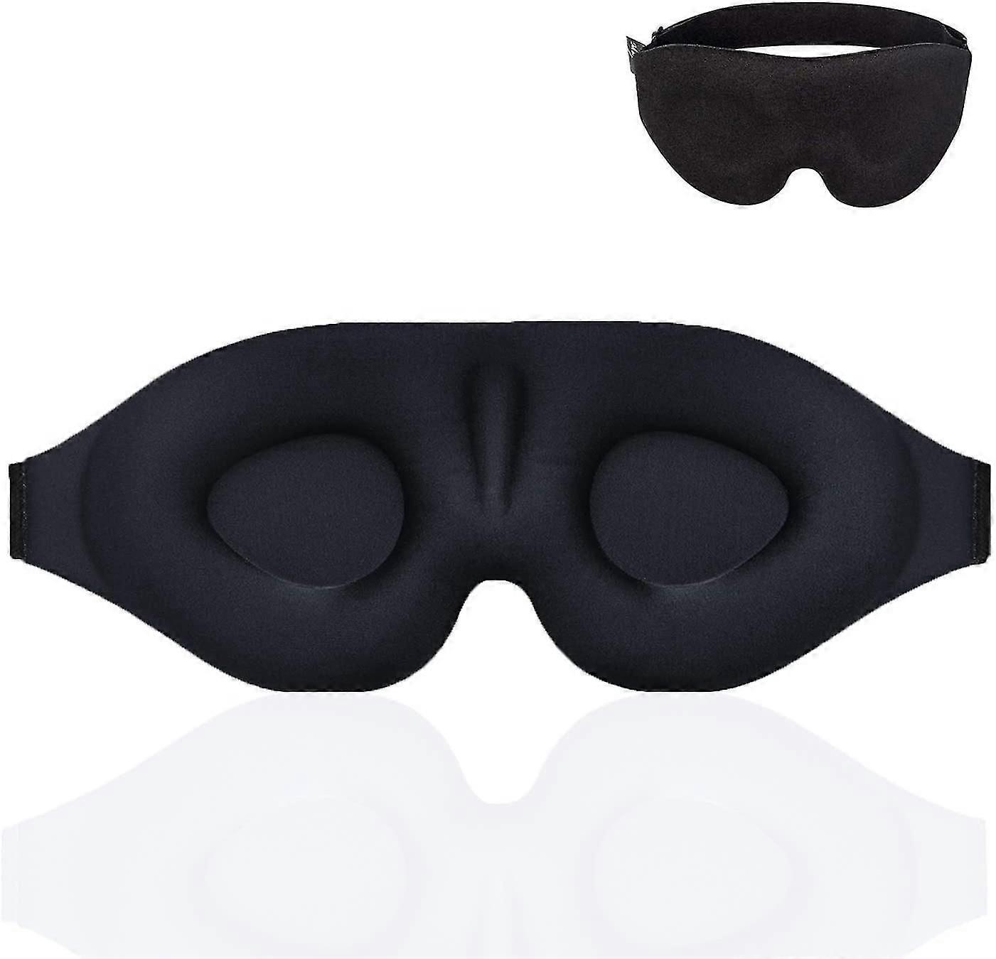 Sp Mask For Women Men, 100% Bloout Light Eye Mask For Sping 3d Contoured Blindfold, Upgraded Eye Cover With Adjustable Strap, Eye Pillow Soft
