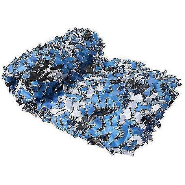 4x5m 2x3m Net Camo Netting Army Mesh Garden Car Outdoor Camping Sun Shelter Tent 4x4m Marine camouflage