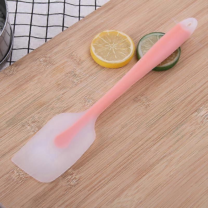 Non Stick Baking Silicone Spatulas Cake Flour Mixing Scraper Translucent Spatula Kitchen Cooking Pastry Scraper Mold Brush Tool Baking Accessories