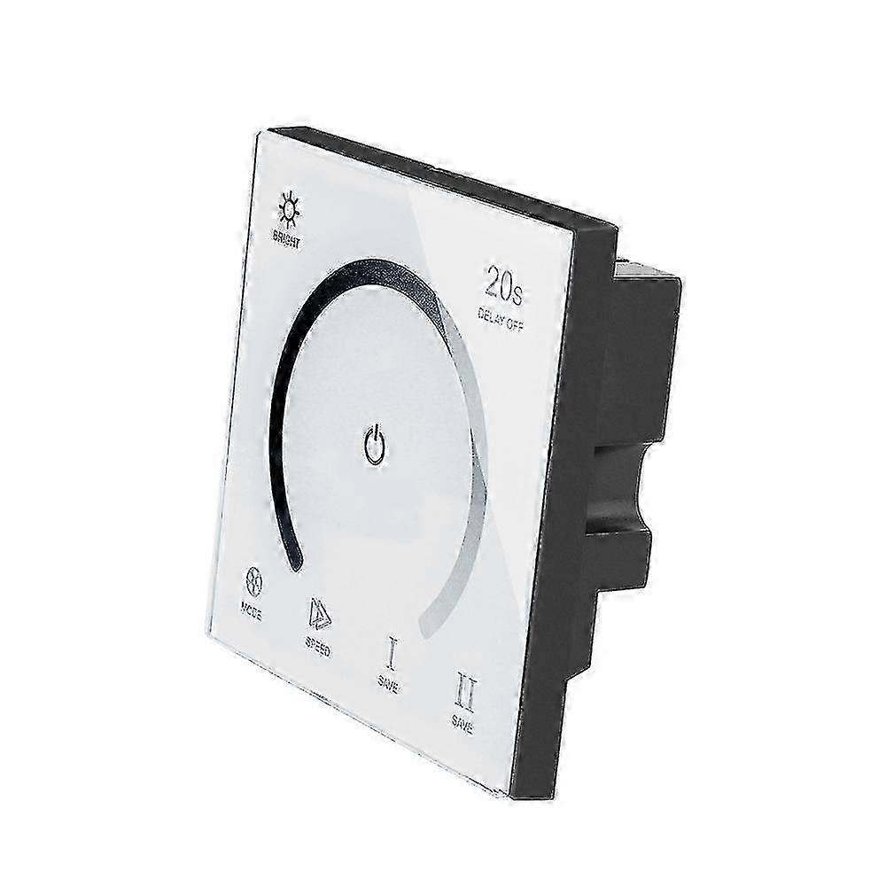 Smart Touch Dimmer Glass Panel Wall Switch - Dc 12v 24v Dimmable Timer Led