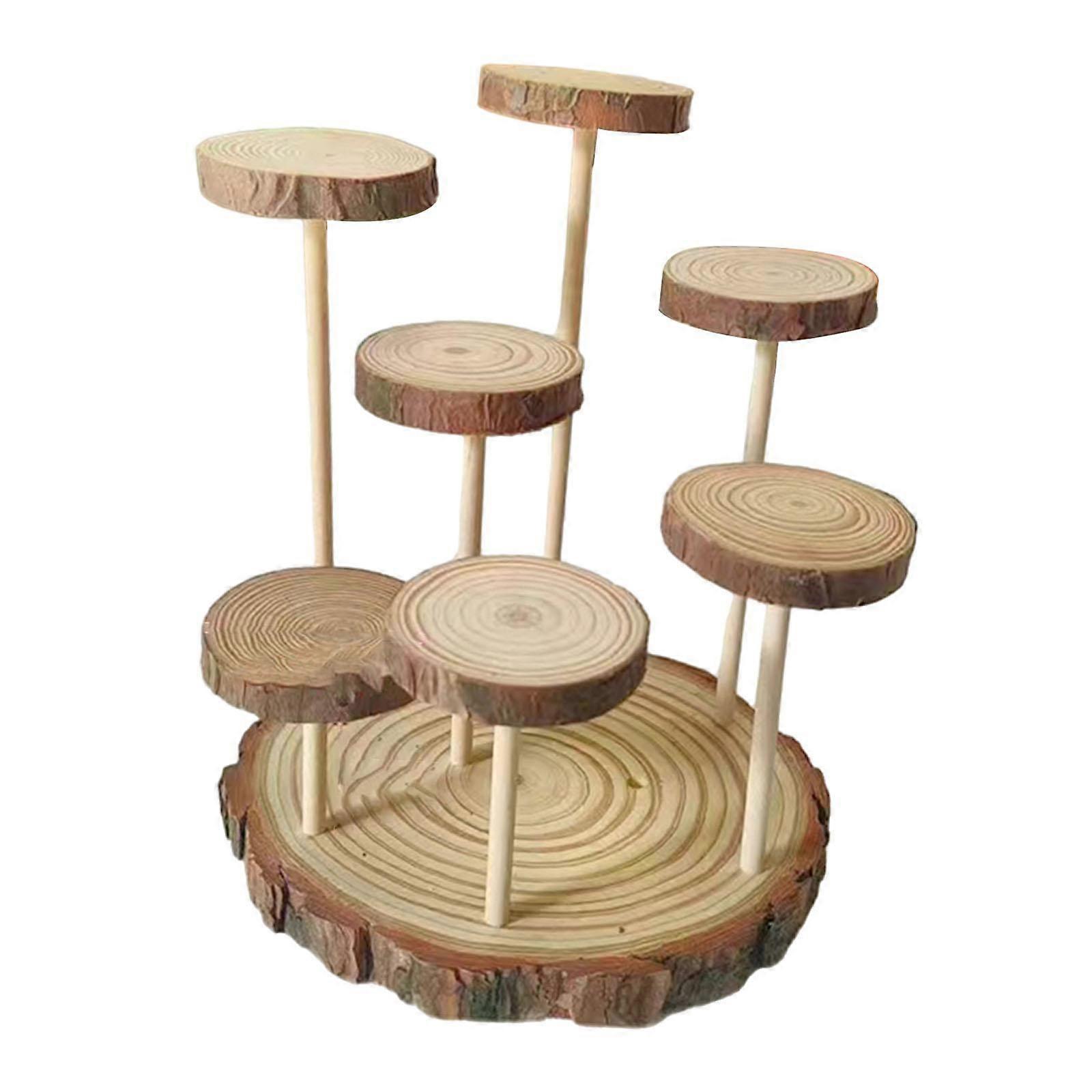 Wood Riser Display Stand Perfume Display Shelves Multi Level Stand Showcase
