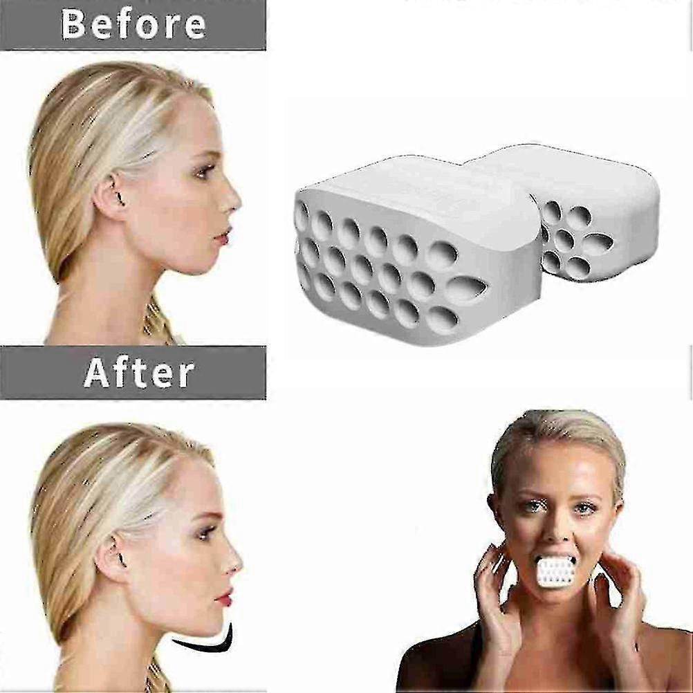 2pcs Jaw Exerciser Face And Neck Exerciser Jawline Exerciser Facial Exercisers