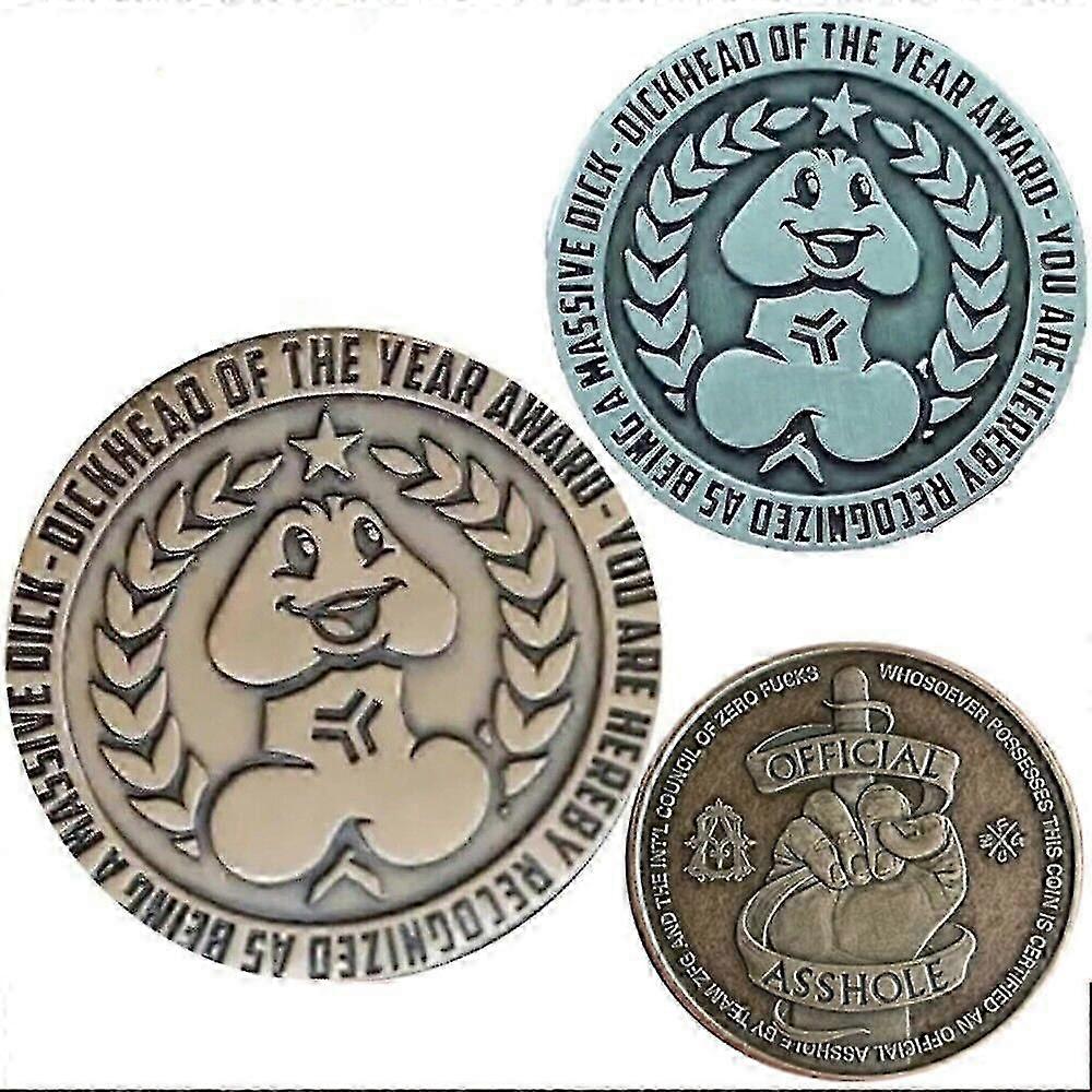 Hilarious Dickhead of The Year Challenge Coin