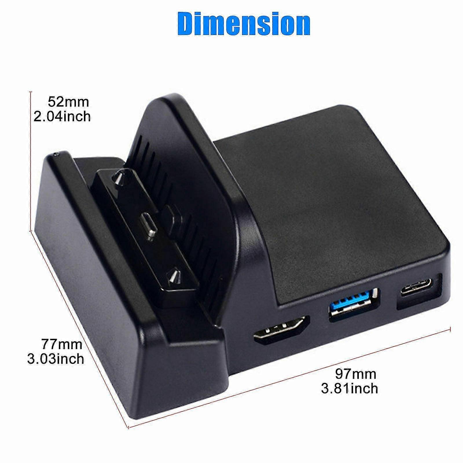 For Nintendo Switch Mini Replacement Charging Dock Stand Docking Station Cradle