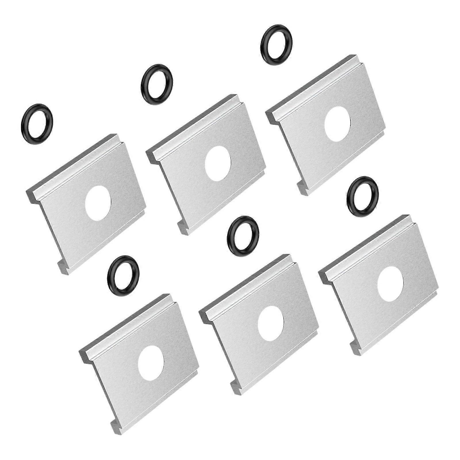 6 Pieces Kayak Adapters Kayak Plates Practical System Adapters with O Rings