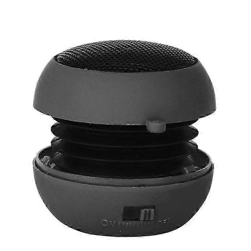 Mini Loud Speaker With 3.5mm Audio Cable Low Voltage Built-in Battery Retractable Speaker For