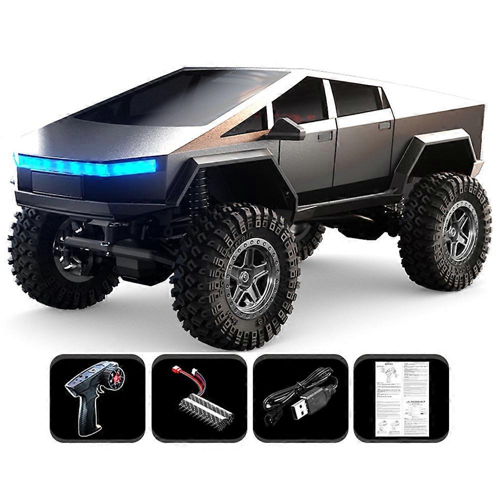 C8818 1 18 Scale Simulated Cybertruck Model 4WD Off Road Truck Remote Control Car with 1 Battery - D