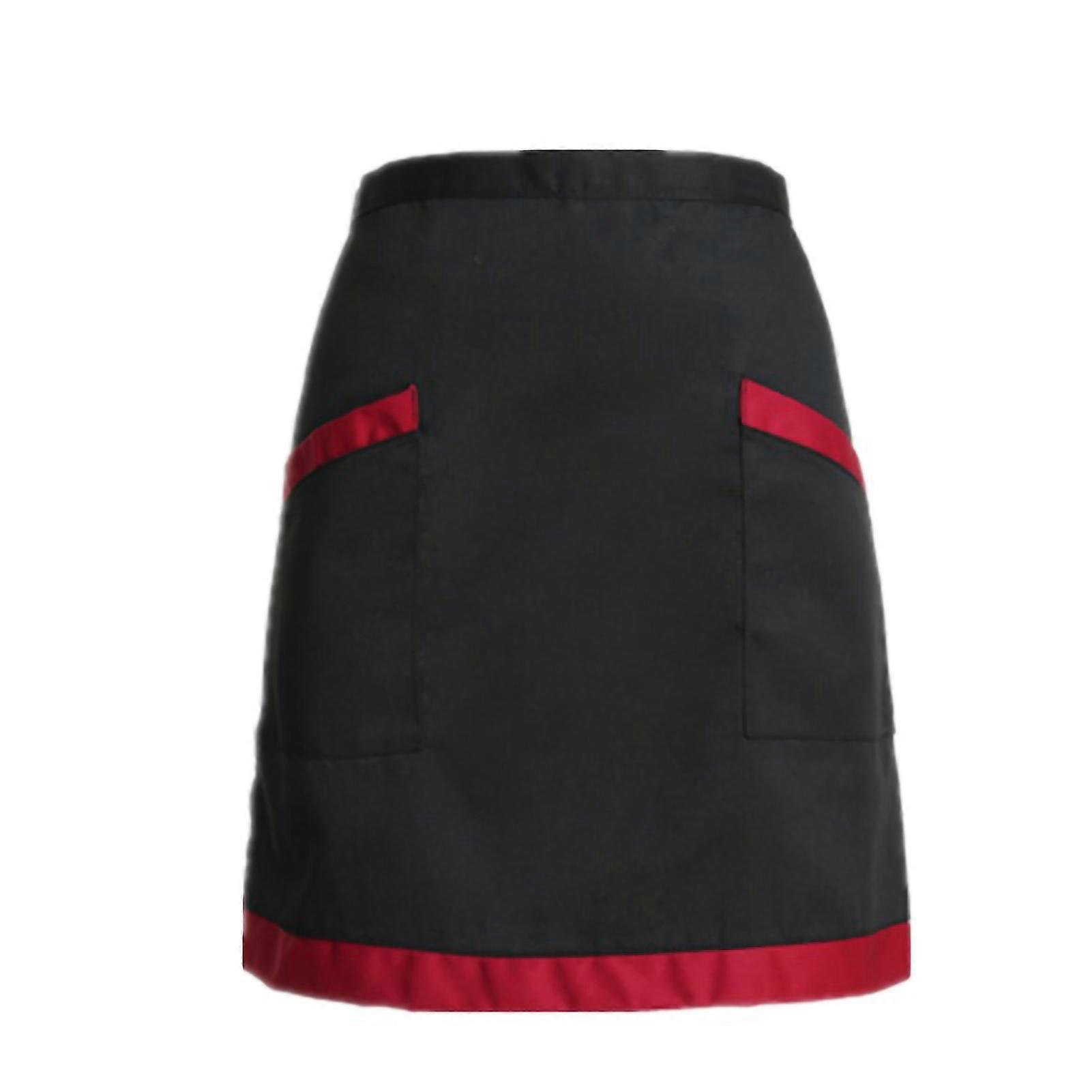 Apron Unisex Polyester Adult Half Apron with Pockets for Daily Use