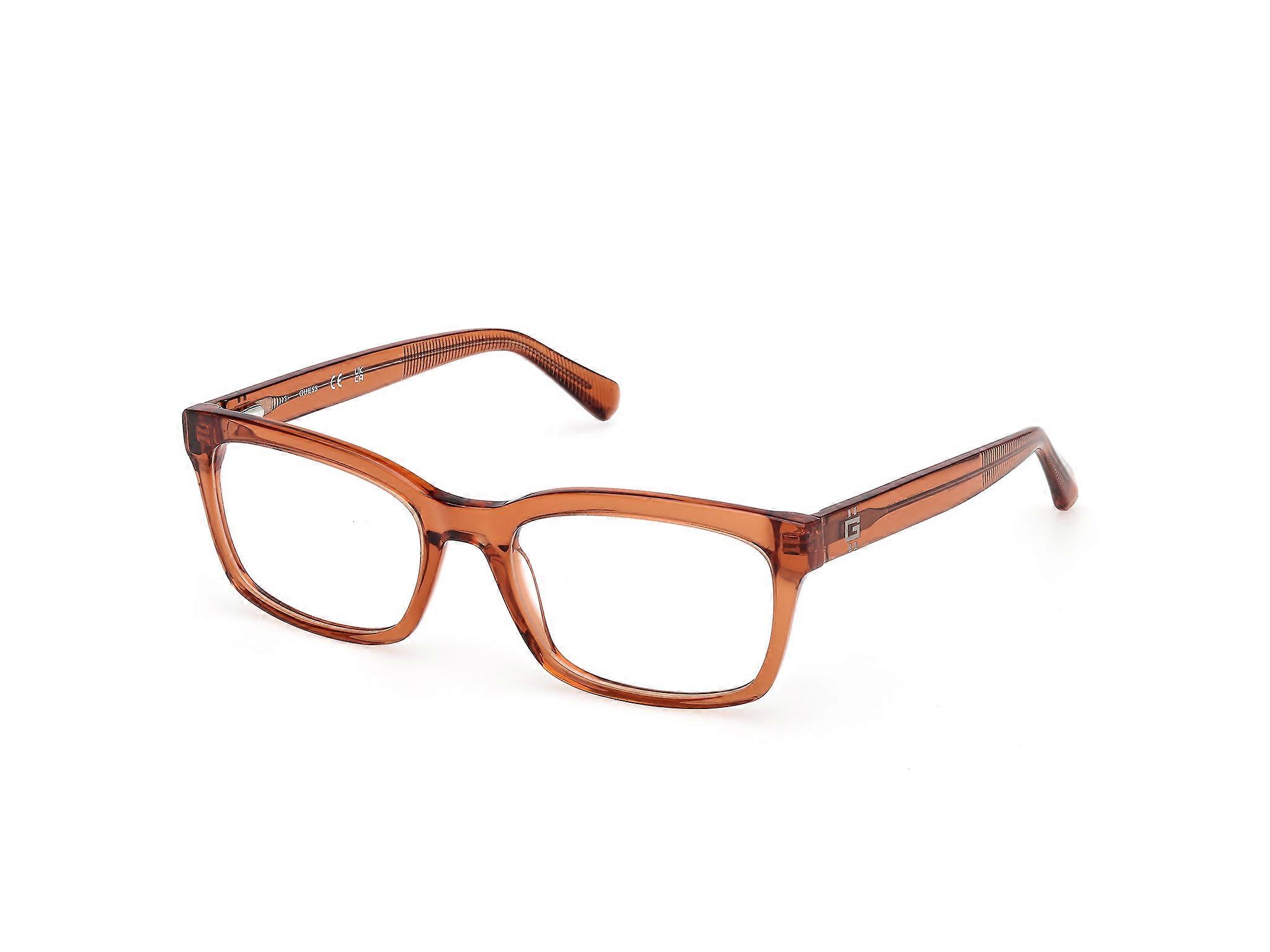 Eyewear Frames Guess GU50252 042 shiny dark orange 57/19/145 MAN