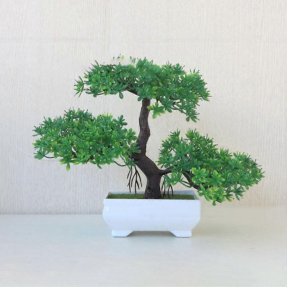 Easy Maintenance Artificial Flower Mini Bonsai Plastic Plant