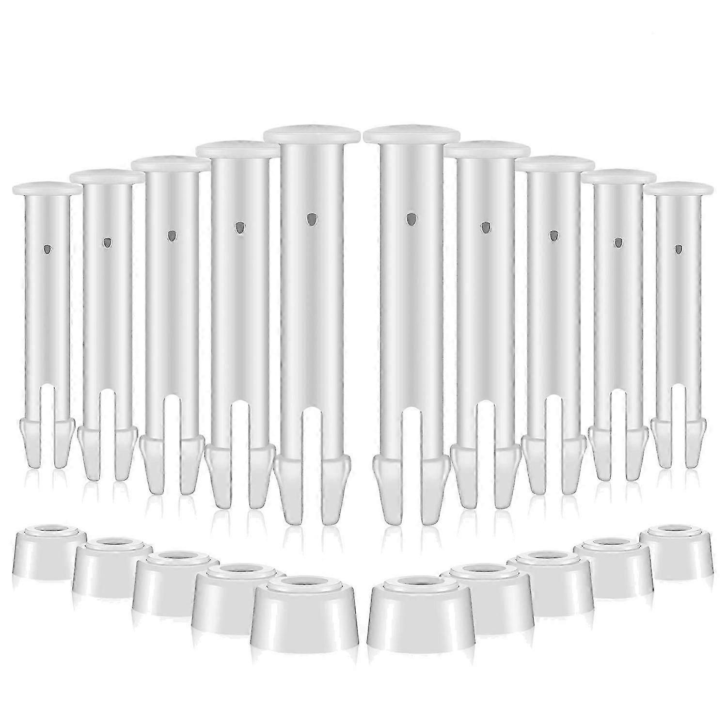 30Pcs Plastic Pool Joint Pins & Seals for 13-24inch Above Ground Metal Frame Pools Replacement Part