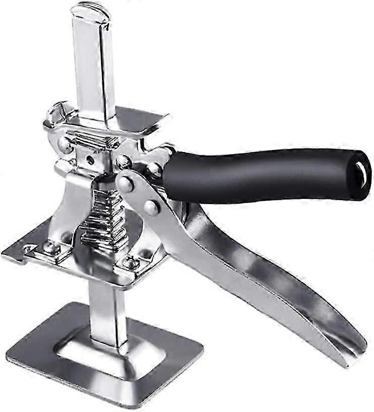 Wall Tile Leveler, Multifunction Bricklayer Positioning Height Clip Spacers Manual Regulator Black