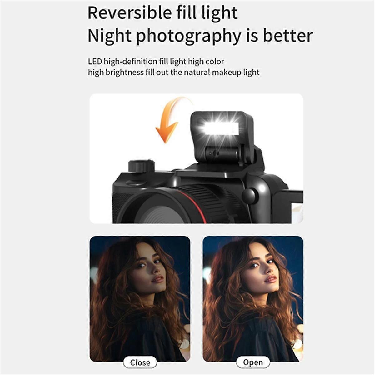 Y5000 50MP Wifi Digital Camera Kids Mini Camera 16X Zoom Autofocus VLOG Camera Monocular Telescope Folding Screen