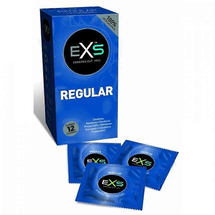 CONDOM Regular Standard Condoms x12 EXS