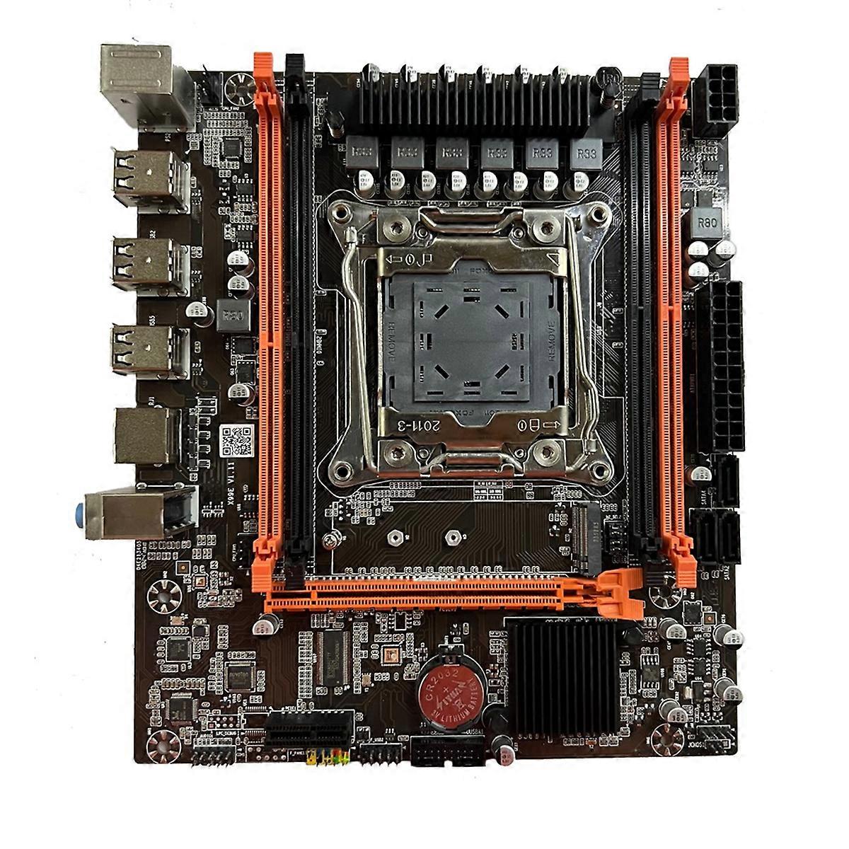 X99E Placa-mãe + E5 2666 V3 CPU + Suporte de graxa térmica 4 DDR4 RECC