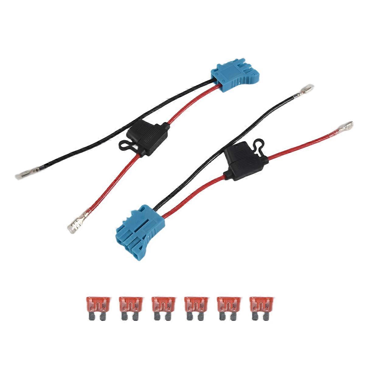 2Pack 12 AWG Wire Harness Connector Replacement with Fuse