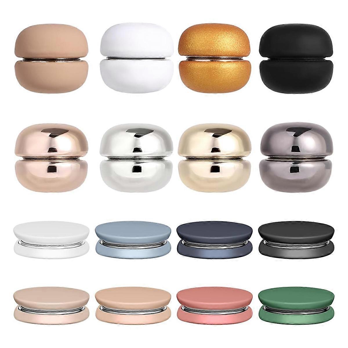 16pcs Magnetic Hijab Pins, Multipurpose Magnetic Hijab Buttons