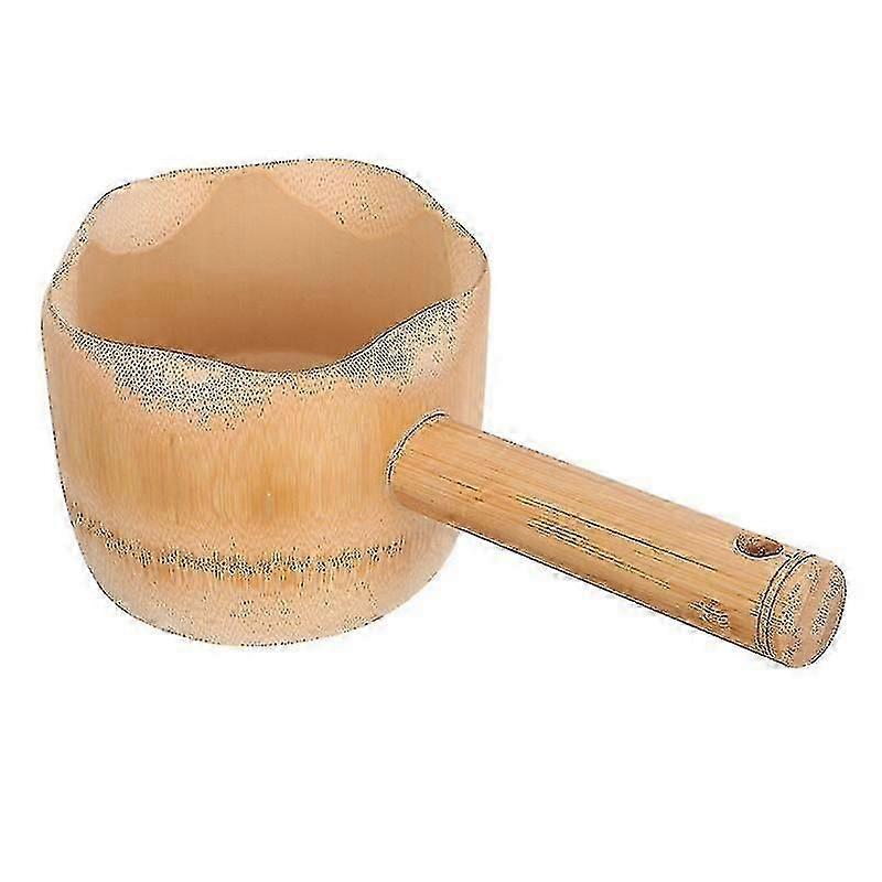 1pcs Watering cans, Solid Bamboo Water Scoop