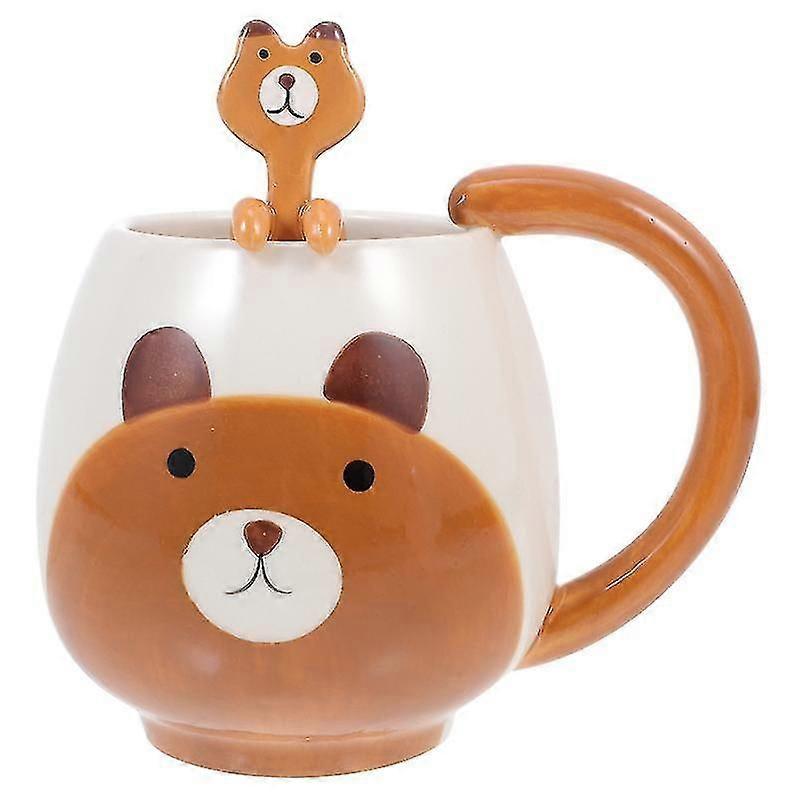 1set Water Cup With Spoon