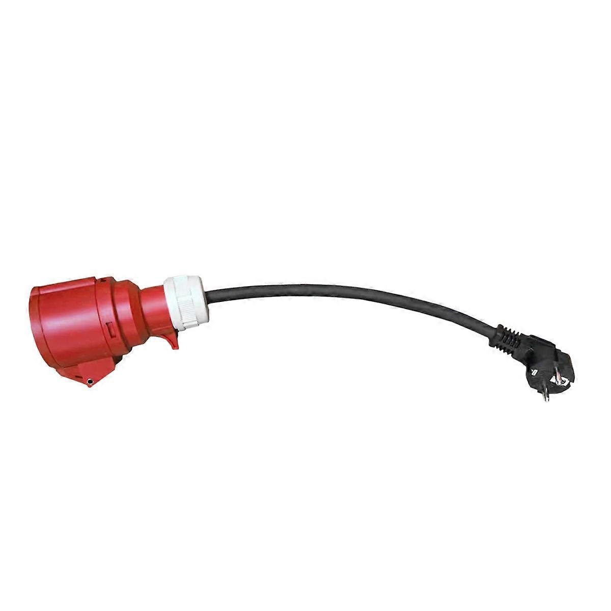 5 Pins Socket Adapter Connect with 16A 3 Phase 11KW Charger EU Plug