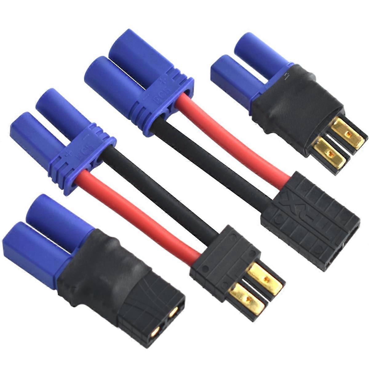 RC LiPo Battery Connector Adapter Compatible with for / Lipo Battery Plug to EC5 Male Female on ESC