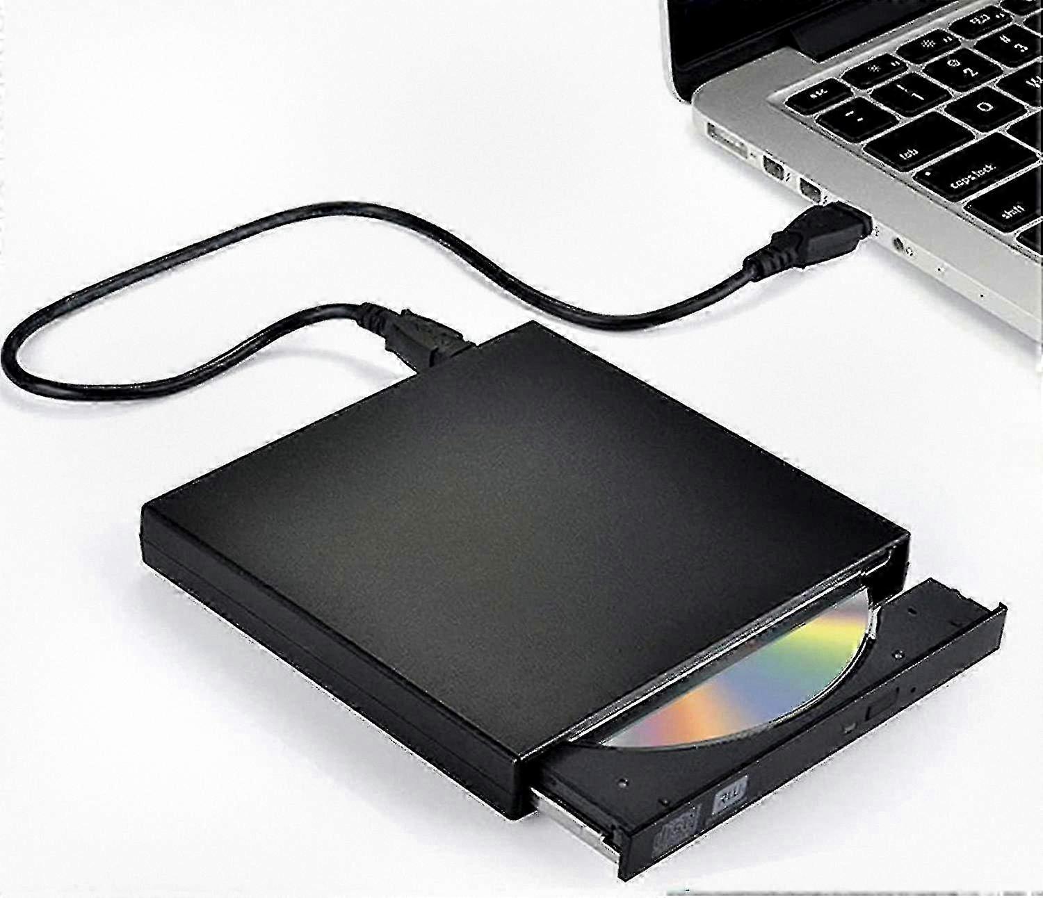 Compatible External DVD Drive with CD Burning, USB Connection