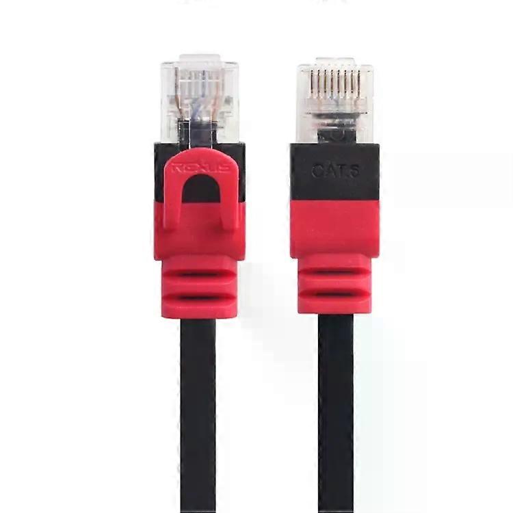 CAT6 Flat Ethernet Cable-Unshielded Gigabit RJ45,1m Length |