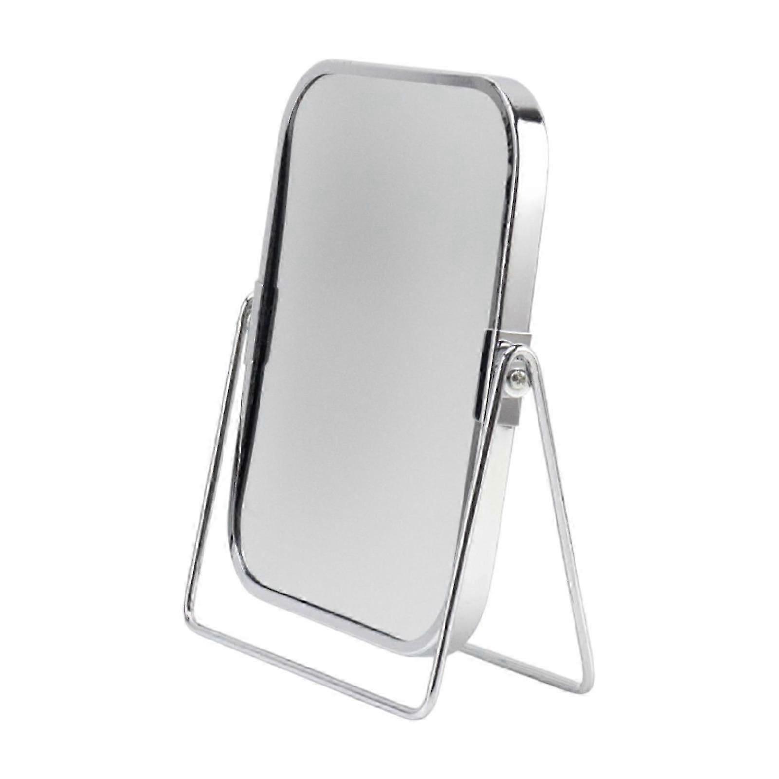 Makeup Mirror 360 Degree Rotation Double Sided for Hotel Dressing Table Dorm Gold