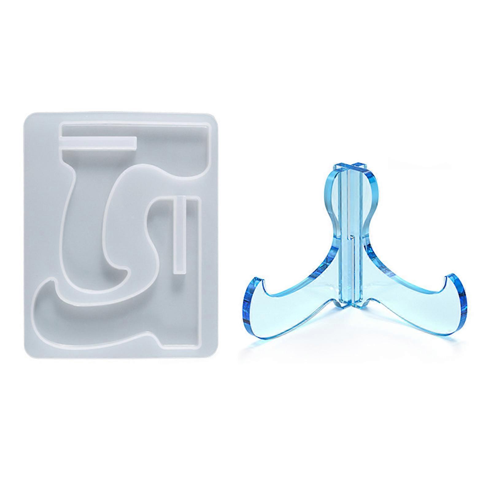 Mobile Phone Stand Silicone Mold DIY Assembly Cellphone Photo Frame Holder Bracket Crystal Epoxy Resin Casting Mould
