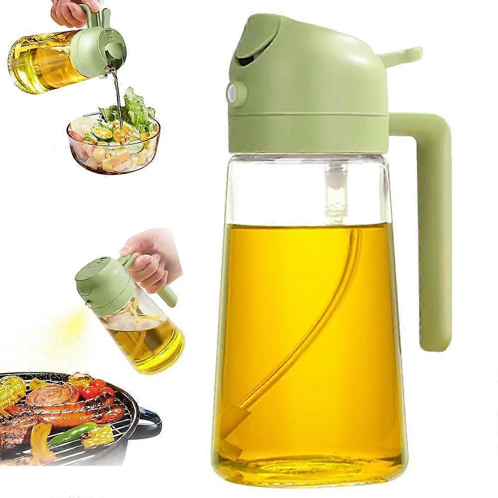 Benoora Oilstream Two-in-One Oil Distributor and Cooking Spray Set for Kitchen Use, Dual Functionality, Easy Dispensing