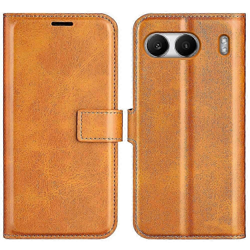 For OnePlus Nord 4 Stand Case Anti-Scratch Calf Texture Leather Phone Cover