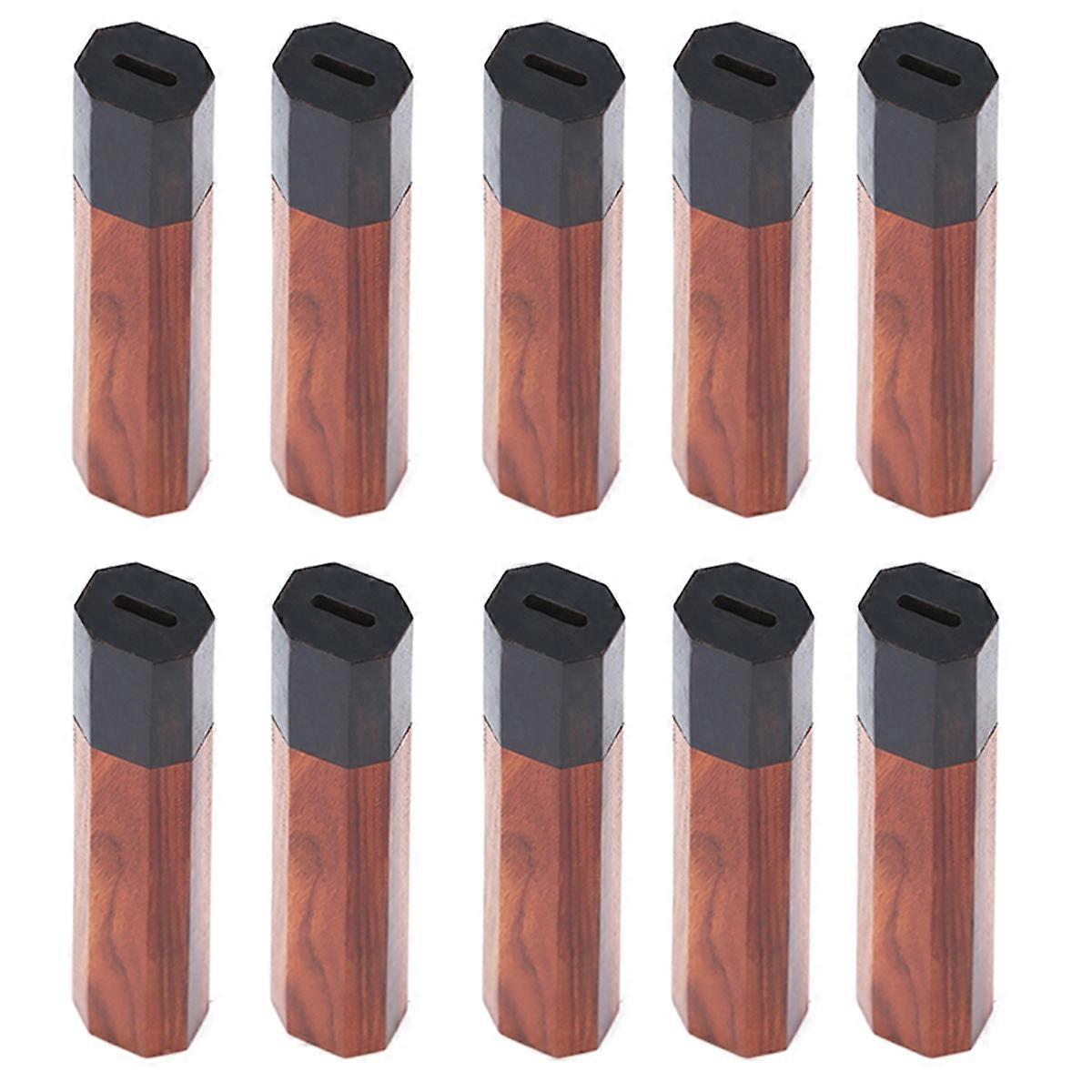 10Pcs Japanese Chef Knife Handle DIY Kitchen Knives Octagonal Handle