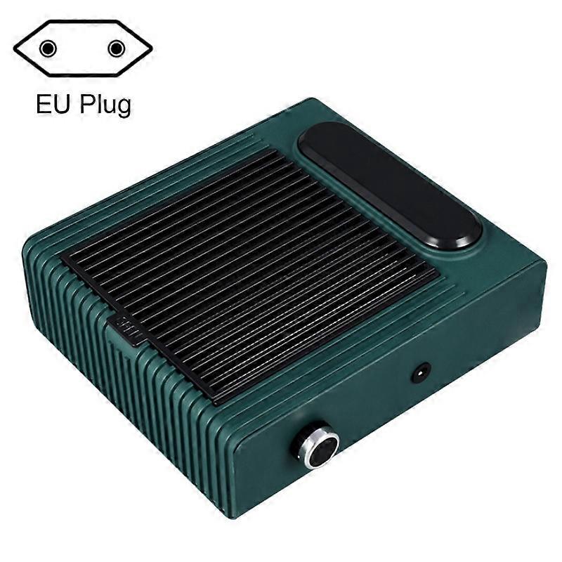 80W Adjustable Speed High Power Nail Vacuum Cleaner, Specification: EU Plug (Green)