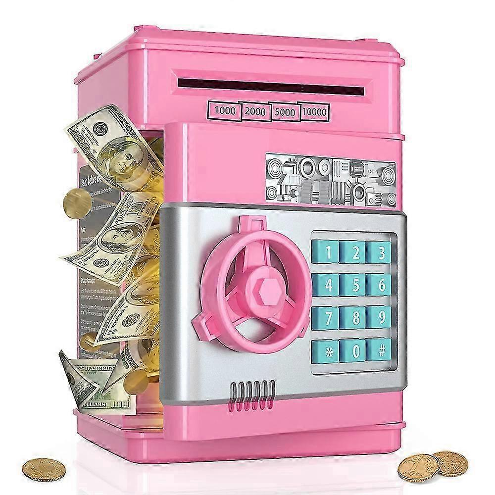 אלקטרונית קופת קופה קופה לילדים מטבעות דיגיטליים במזומן חיסכון כספת מיני כספומט מכונת ילד חג המולד מתנות