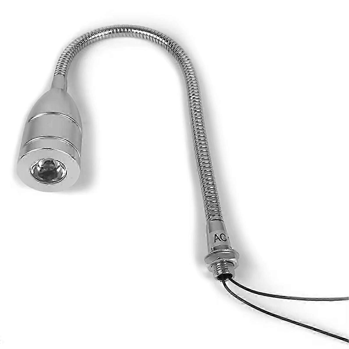 3WAC 12V 24V LED Tool Light Flexible 30cm LED Workshop Work Light Silver for CNC Machine Rework Welding Machine