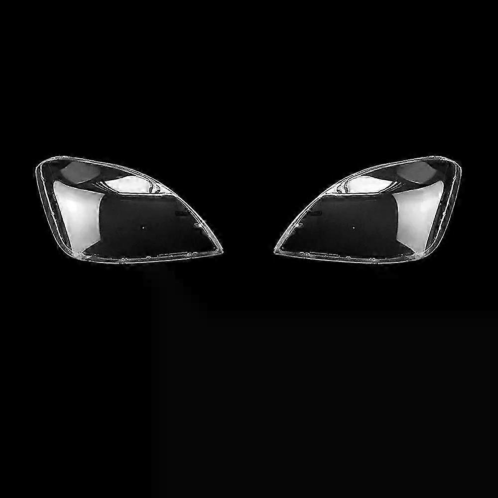 Kompatibel für Kia Rio 2005 ~ 2012 Auto Front Scheinwerfer Kappen Lampenabdeckung Glas Lampe Shell Scheinwerfer Objektivabdeckung Transparent Lampenschirm Auto Case