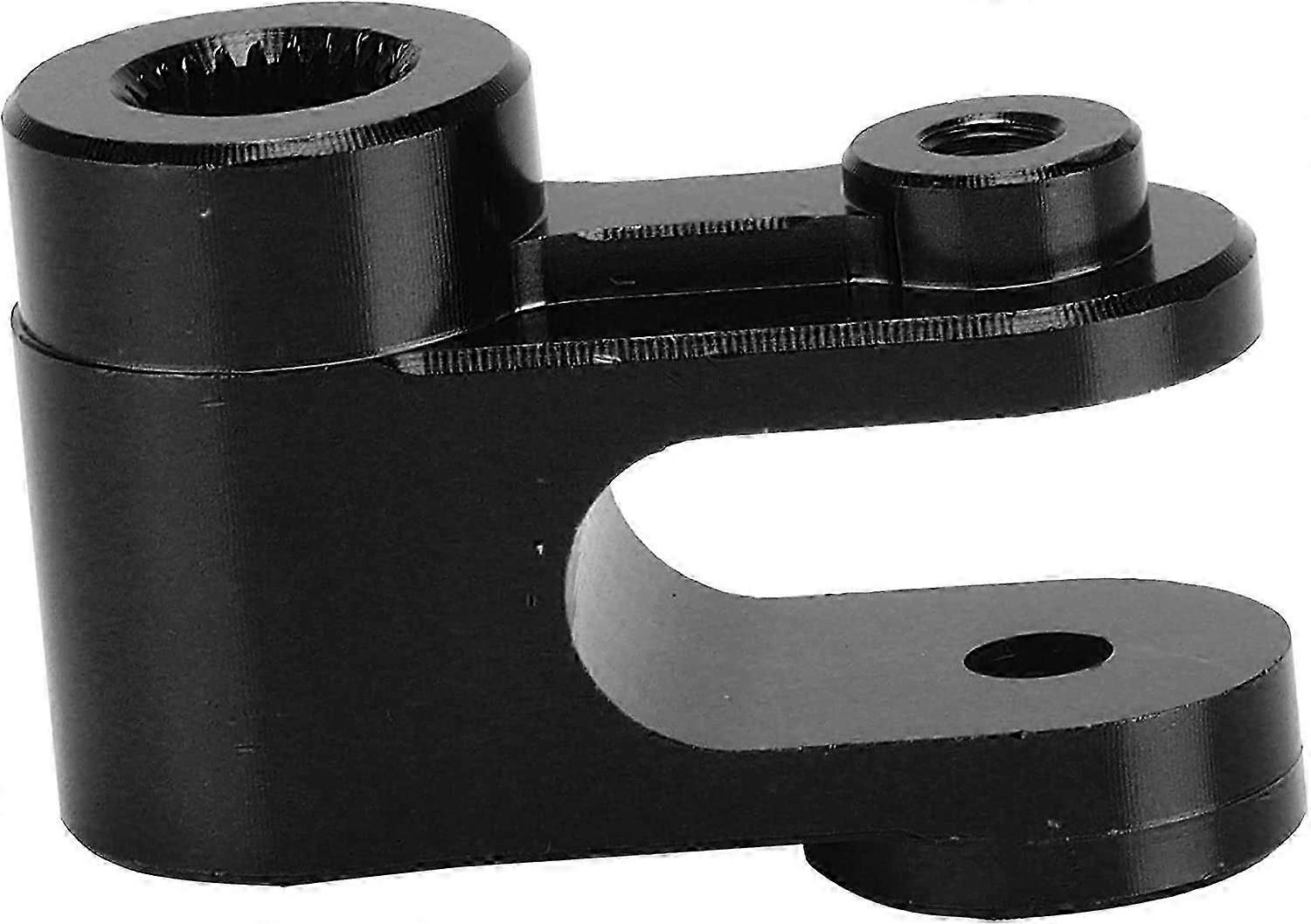 RC Car Steering Arm Servo Arm Wear Resistant Aluminium Alloy Sturdy for Summit for X Maxx for E for UDR(Black)