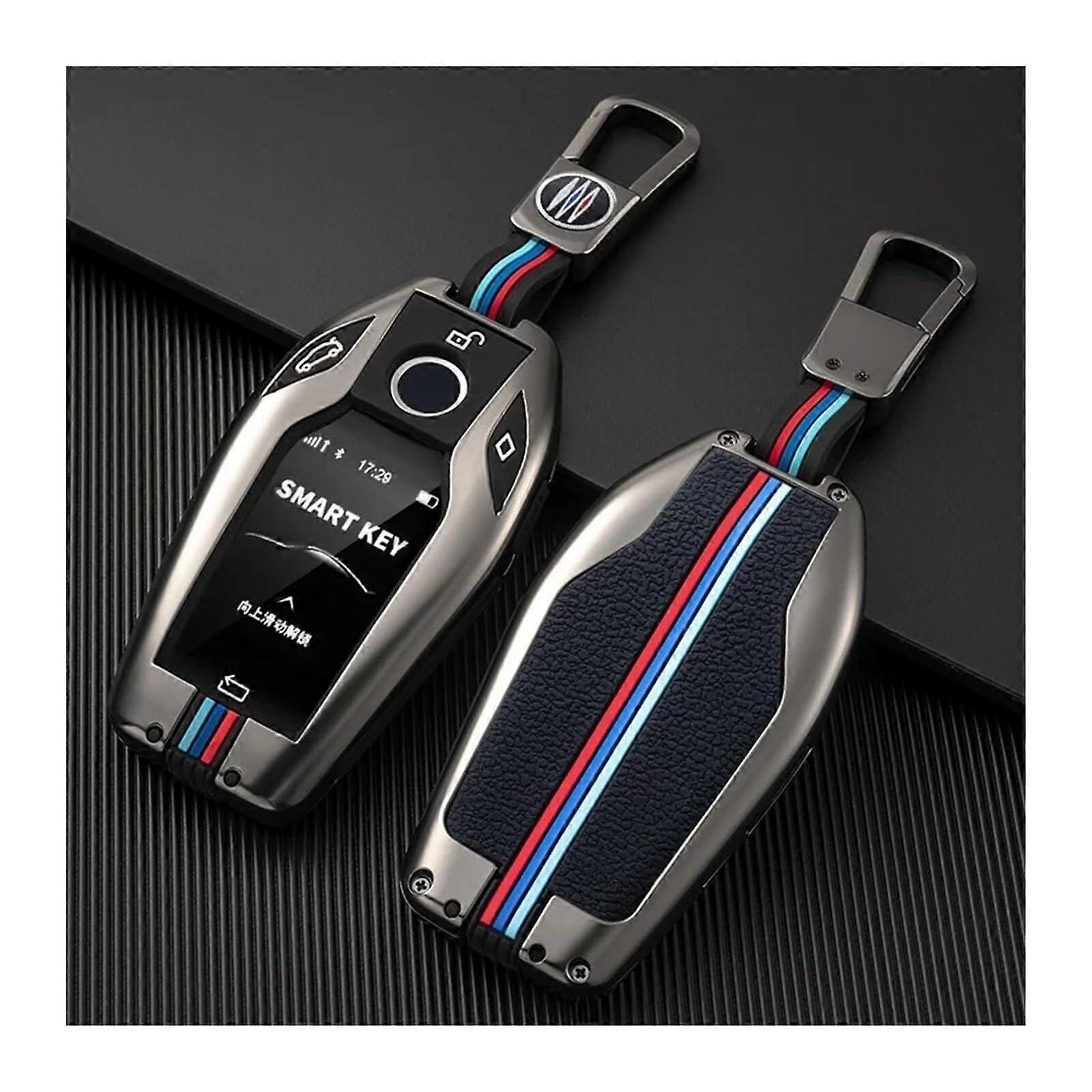 Car Key Cover Case with LED Display, Compatible with BMW 5 Series G30, 7 Series G11, G12, G31, Durable Material