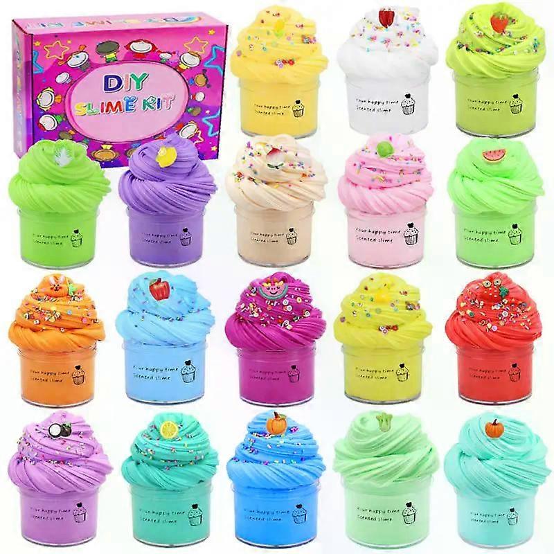 ألعاب رقيق المعجون ناعم اللون الطين ضوء Playdough DIY لوازم سحر البلاستيسين اللثة بوليمر مضاد للإجهاد