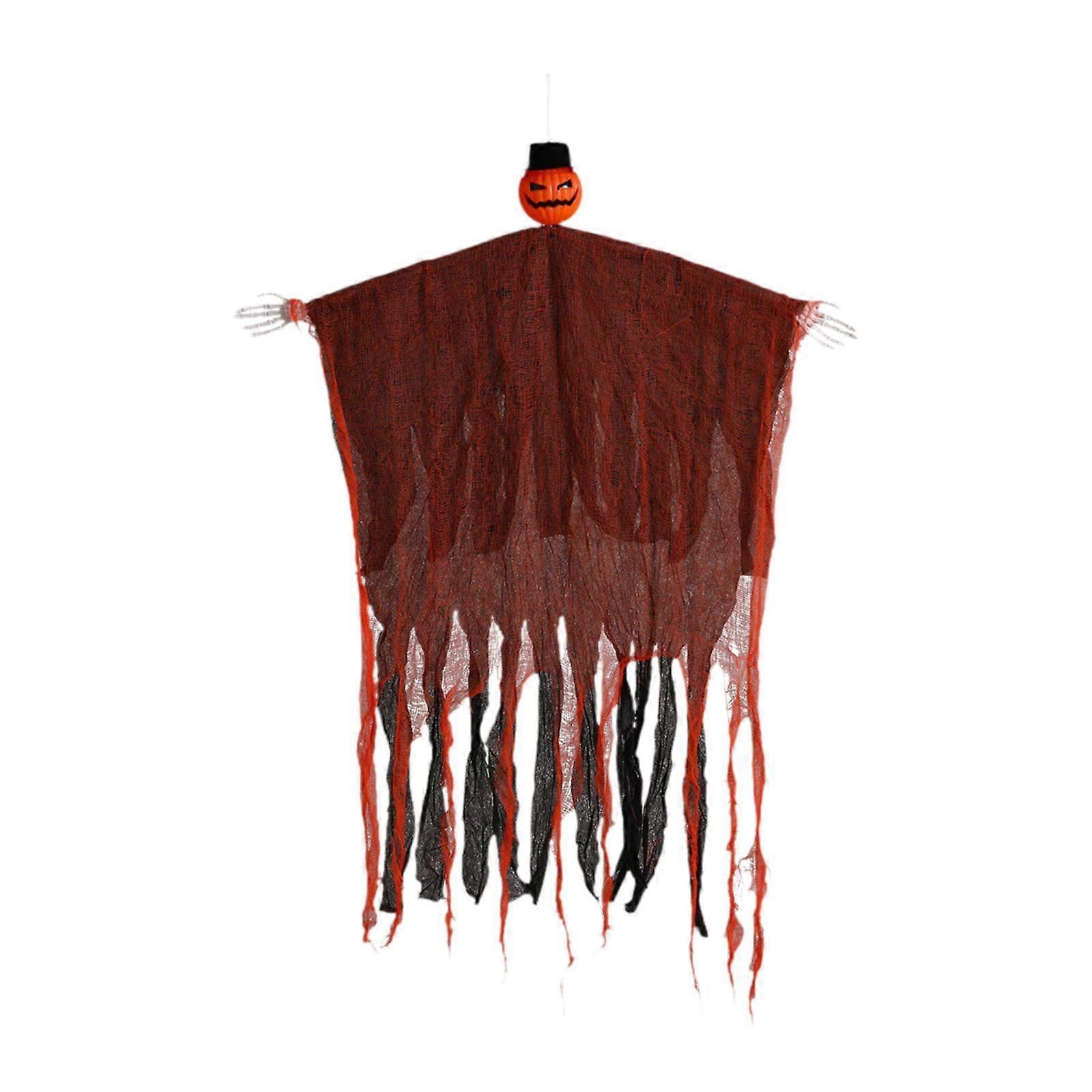 Hanging Ghost Pumpkin with Bendable Arms Pumpkin Decorations for Decorations