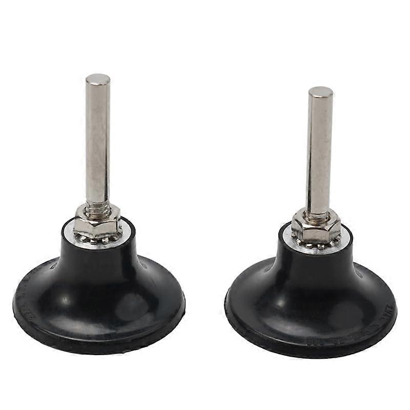 2pcs Disc Pad Holder 2Inch Quick Change Adapter Rotary Pad Holder 6mm Shank Grinder Accessories Replacement Abrasive Tools