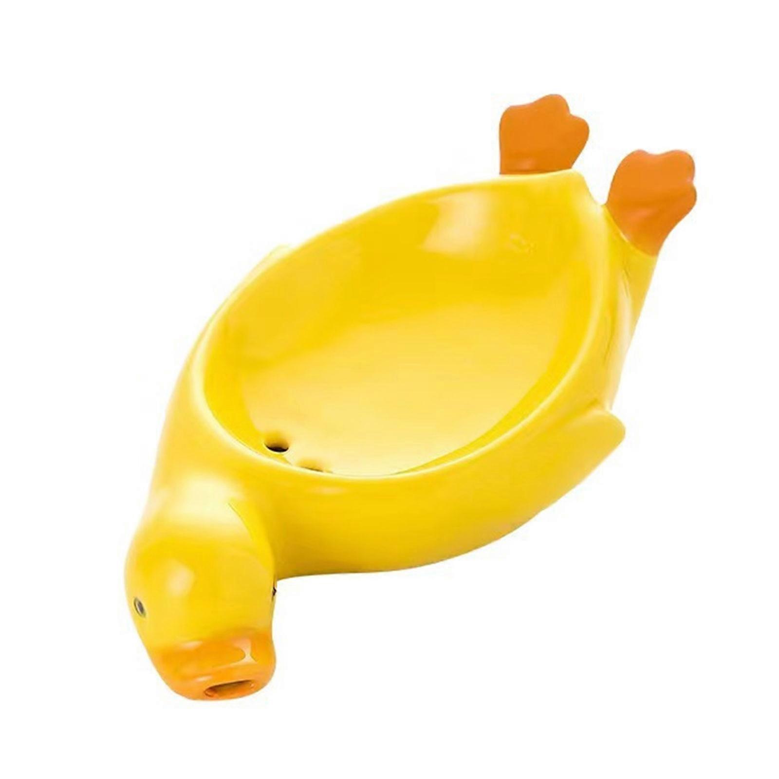 Premium Ceramic Soap Dish Duck Soap Plate Adds Touch Of Fun And Functionality To Any Space For Quality Living Decors Yellow