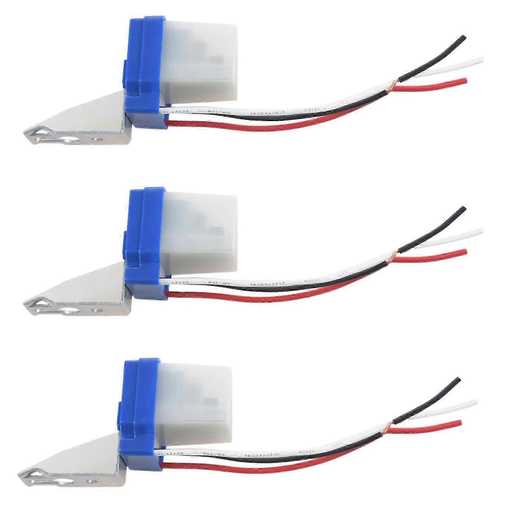 3X AC DC 12V 10A Automatic Lamp Switch Light Sensor Switch