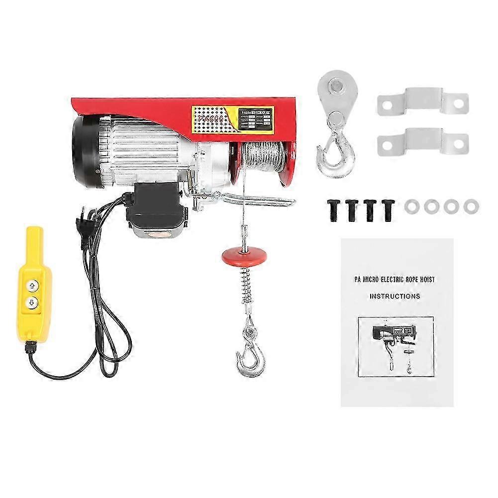 300/600Kg Electric Hoist Winch Remote Control Cable Lifting Crane